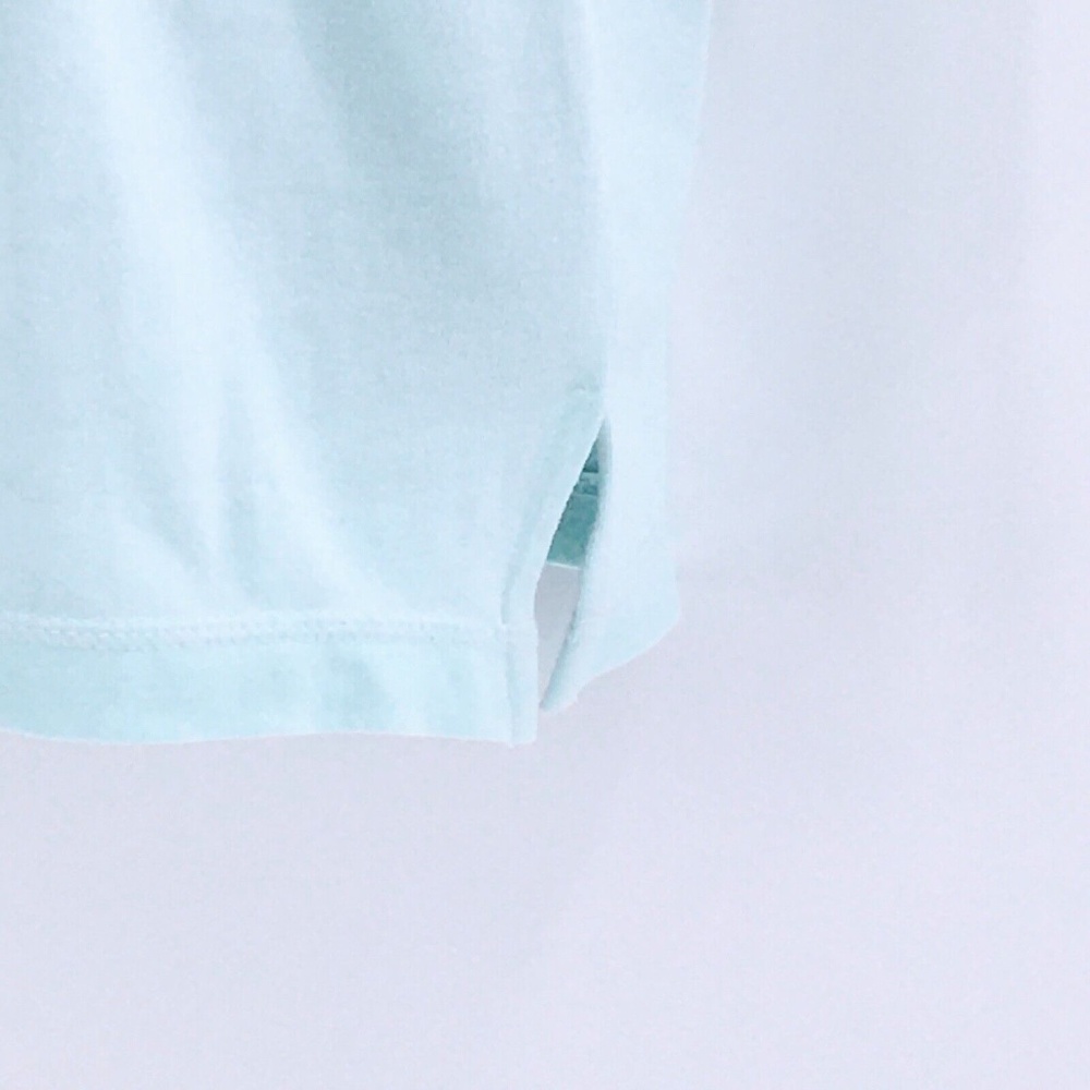Adidas Originals Mens T Shirt White Teal Colorblock Trefoil Center Logo Sz M - Picture 7 of 14